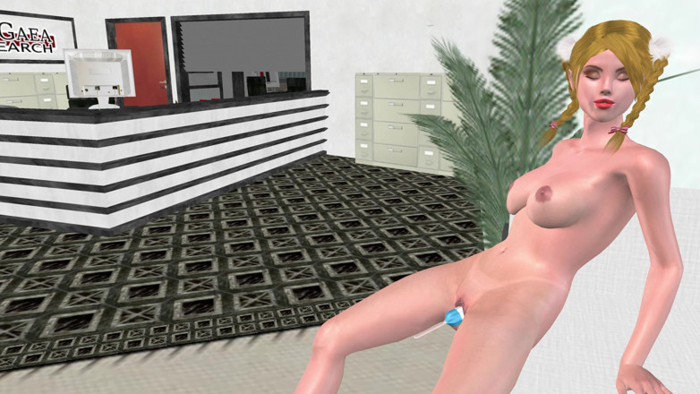 RenderLust: Orgasme sur glace d’une salope dans un bureau : dessin animé...