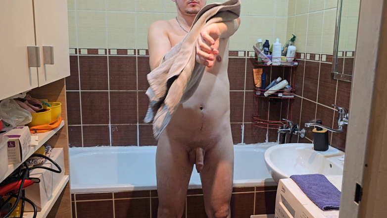 Fap_man93: Ședință de duș solo