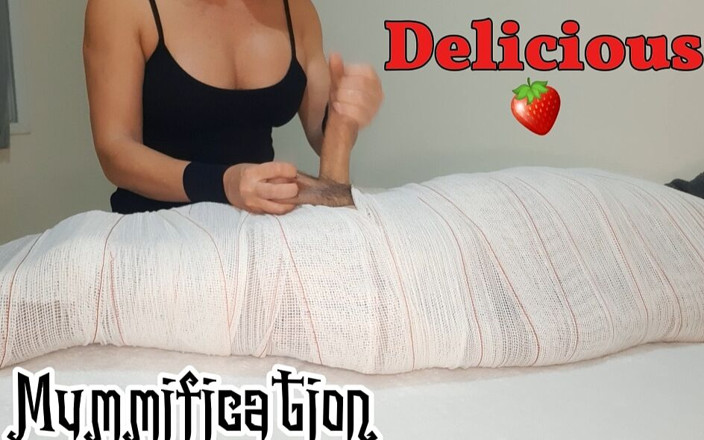 crazydesire: Teil 1 MUMIFIZIERTer Handjob mit Unterbrechung des abspritzens für zwei minuten.