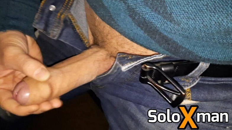 SoloXman: Zastavení na straně silnice a honění jeho ptáka s pěkným...