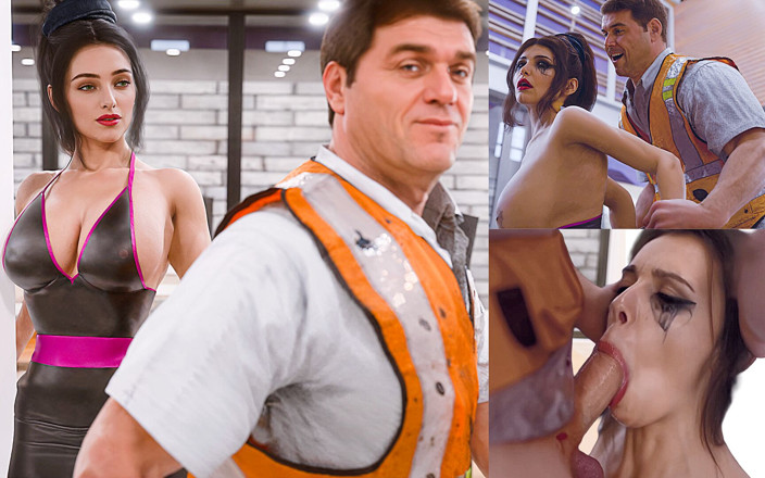 Lustful Gaming: Gorąca Zdesperowana Gospodyni Zerżnięta I Zdominowana Przez Brudnego Pracownika Budowlanego