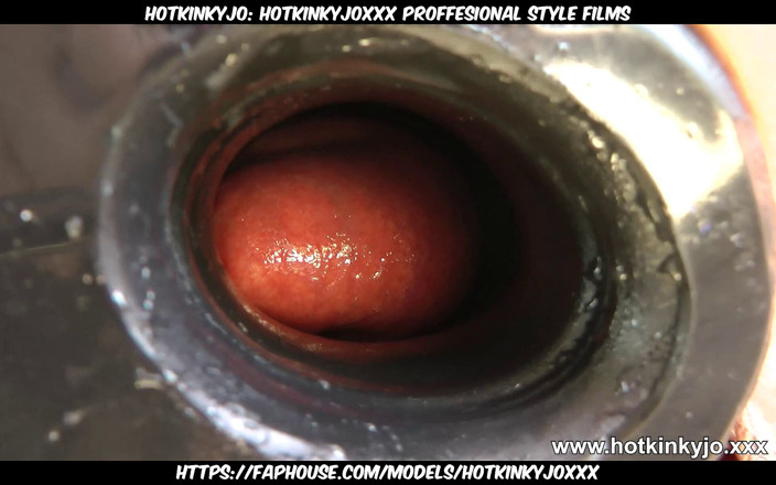 Hotkinkyjo: Hotkinkyjoxxx proffesional style films: Hotkinkyjo bauchbeule, tiefer Dildofick &amp; Anal tunnel in verlassener Fabrik