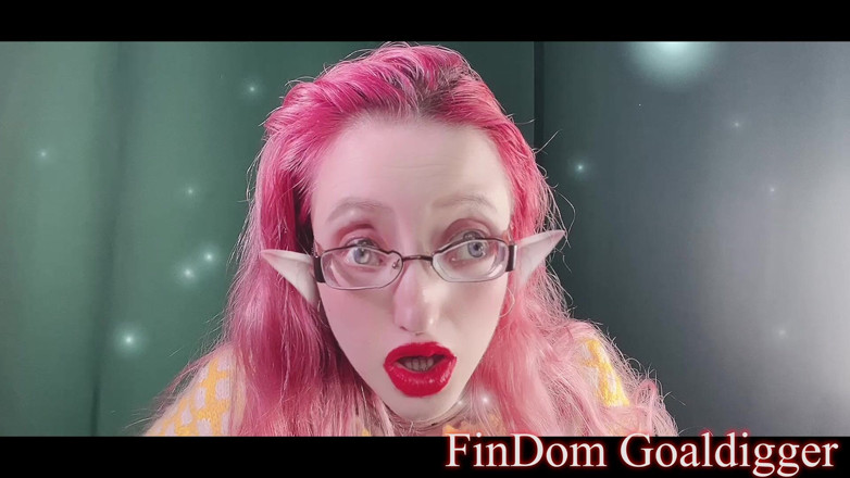 FinDom Goaldigger: La trasformazione di Elfe troia