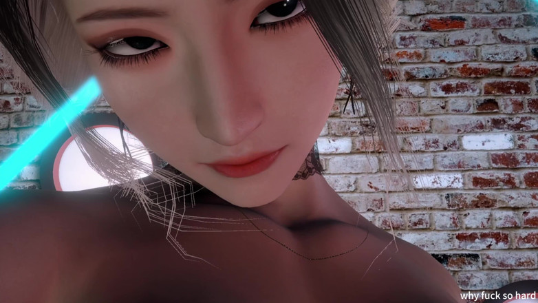 Why fuck so hard: 3d блондинка азіатська повія сидить на великому члені