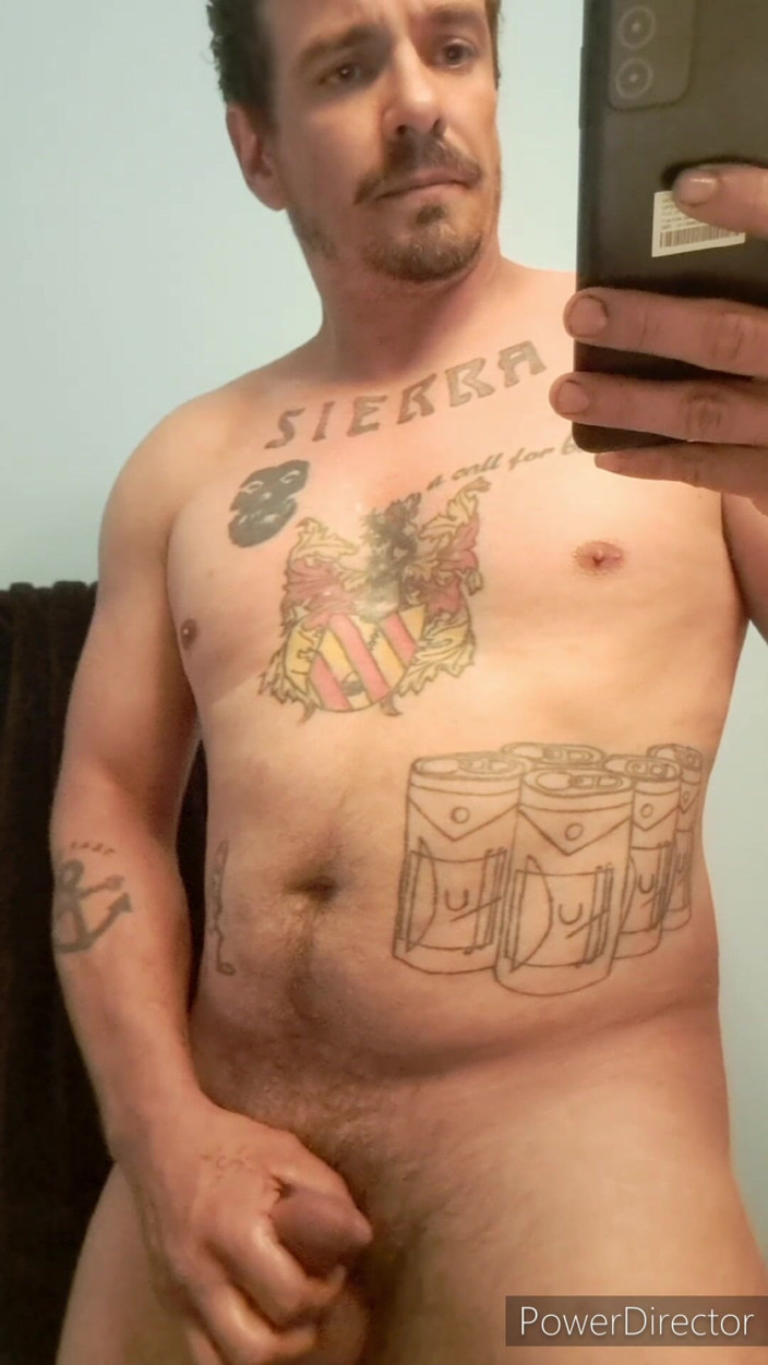 Notamonster: Opgesmeerd pik 2de sperma vandaag