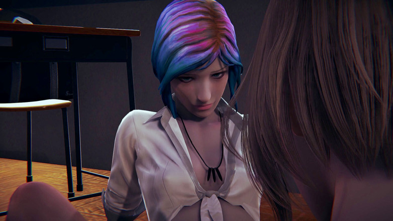 Waifu club 3D: Max en Chloe tribbing en komen samen klaar
