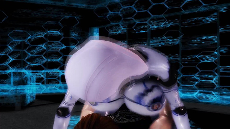3DHentaiBeauties: Chatte robo virtuelle : le npc remasterisé (HD 1080p)