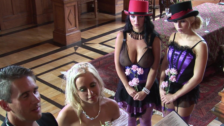 Im Bored lets Orgy: De bruiloft nam een kinky wending