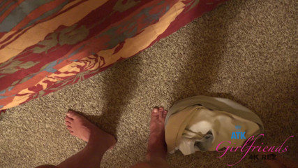 ATK Fans (Girlfriends): Babe fucked after giving a soft footjob
