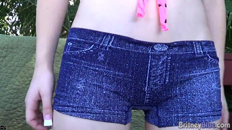 Britney Blue: Vue profonde de la chatte de Britney Blue