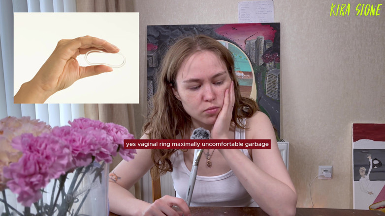 Kira Stone: Contraccezione: coca, spirali. Supposte, impianti, ecc