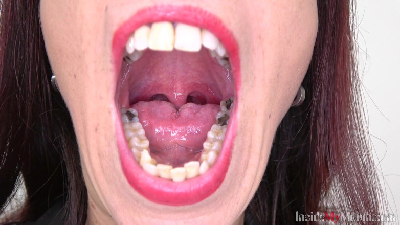 Inside My Mouth: Klip fetish mulut dengan Ali Bordeaux fullhd - di dalam mulut...