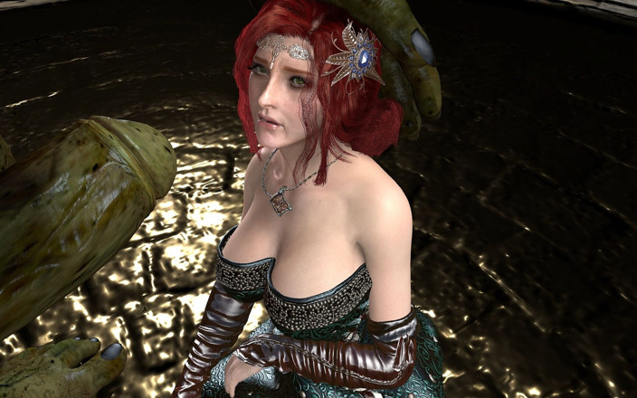 JubeiKibaFH: Triss Merigold se fait baiser et inséminer par un orc...