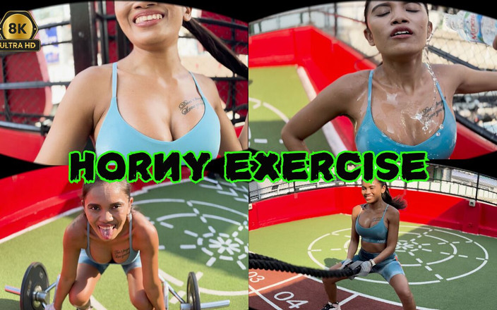 Fit lovers VR: 체리 리와 발정난 운동