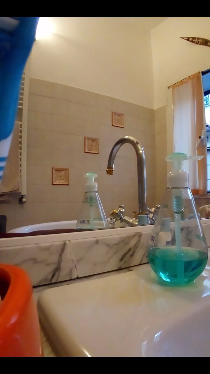 Boy jerking off: Visiting Bathroom