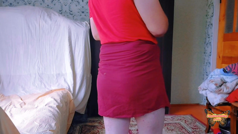Kitty_Cross: Transvestiert kitty amateur teen Femboy modell liebt es, heiße sexy...