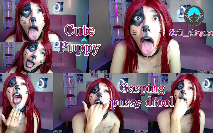 Sofi_elfqueen: Süße welpen-muschi drool klafft