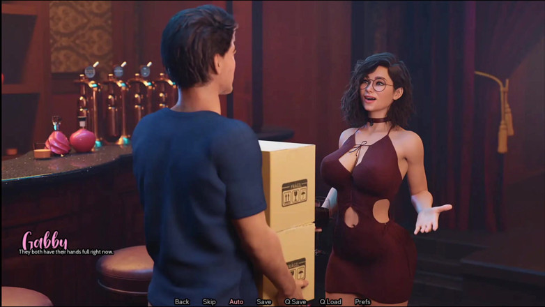 Sex anime taboo: Une fille sexy se fait baiser dans un bar de...