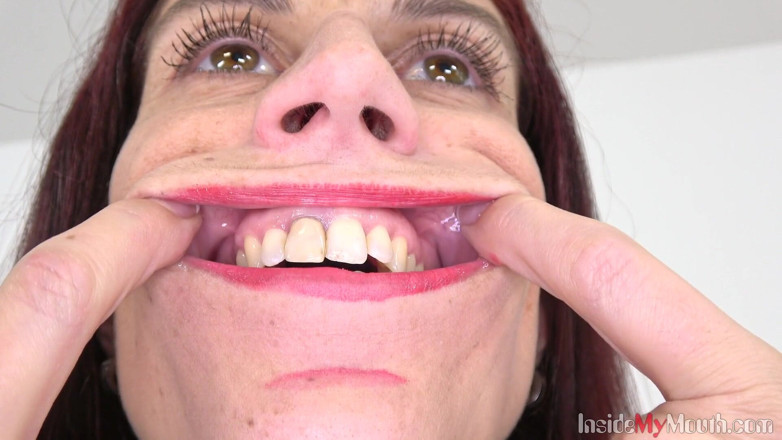 Inside My Mouth: Clip fétiche de la bouche avec Ali Bordeaux FullHD - Dans...
