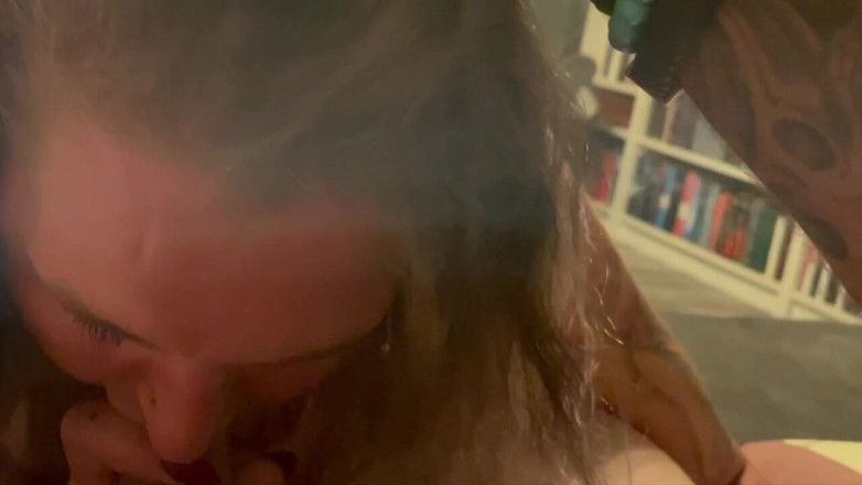 Lusty Mommy and Dirty Daddy: Недбалий мінет після liveshow!