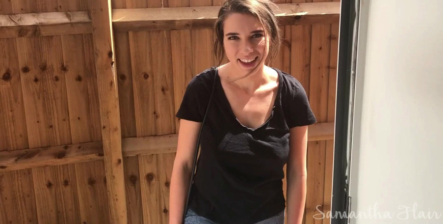 Samantha Flair: Багатий член платить прибиральниці, щоб бути його розпусною покоївкою - Samantha Flair