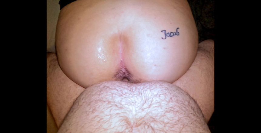 Funhousewife69: 彼が私のお尻にイくのが大好き!熱くて硬くてジューシーな膣の突き上げ!精液のサブ!