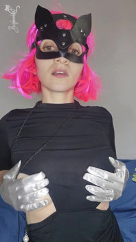 Discover My Pleasure with My Kitty Mask and Big Tits