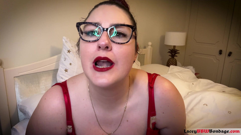 Lacey BBW Bondage: Lacey - 자기 개그 오르가즘