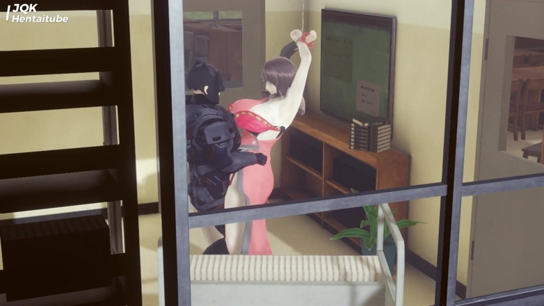 X Hentai: Fute-te cu Batman la Bibliotecă - Hentai 3D 03