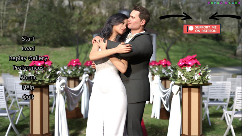 Porny Games: Il matrimonio adorato di simbaclaw - doccia e notte sessuale con...