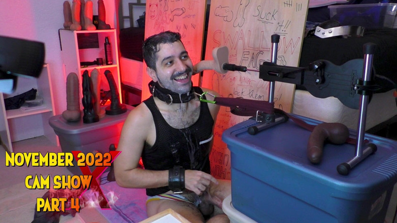 Ricky Cage: November live camshow - deel 4