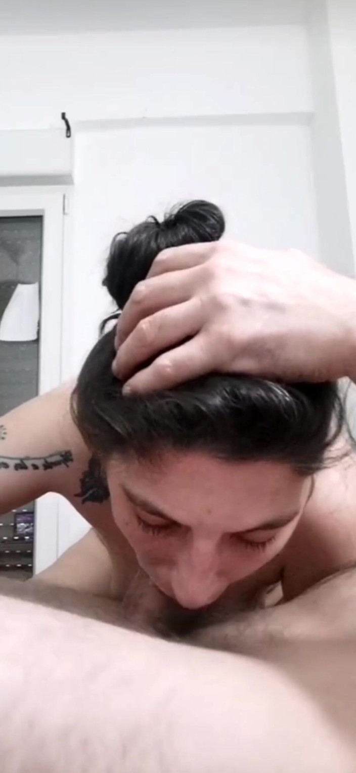 Akasha7: Caliente milf facefuck Descuidada mamada y semen sobre mi cara