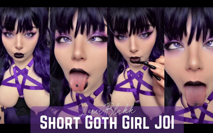 LexxiBakk: Petite fille gothique, coaching masturbatoire