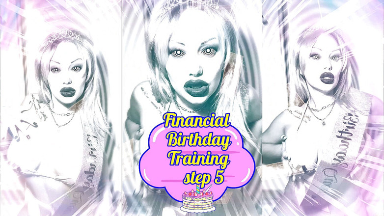 Goddess Misha Goldy: Entraînement financier envoûtant de la déesse de l'anniversaire ! Étape 5