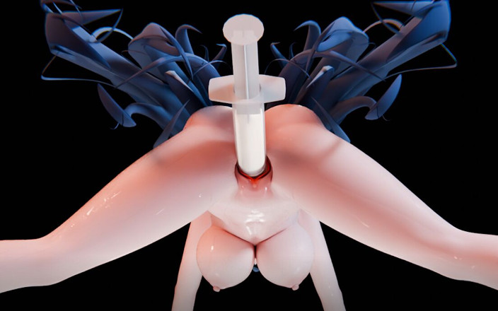 MikuMotion: [mmd]pgrLamia-excuse-moi Un ventre plein de sperme et de plug anal...