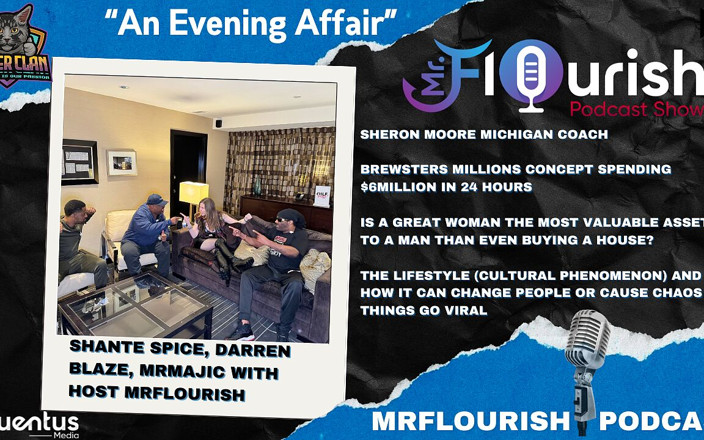 Mr Flourish Live: Mrflourish Podcast un affare serale a Dallas Edizione dic 2025