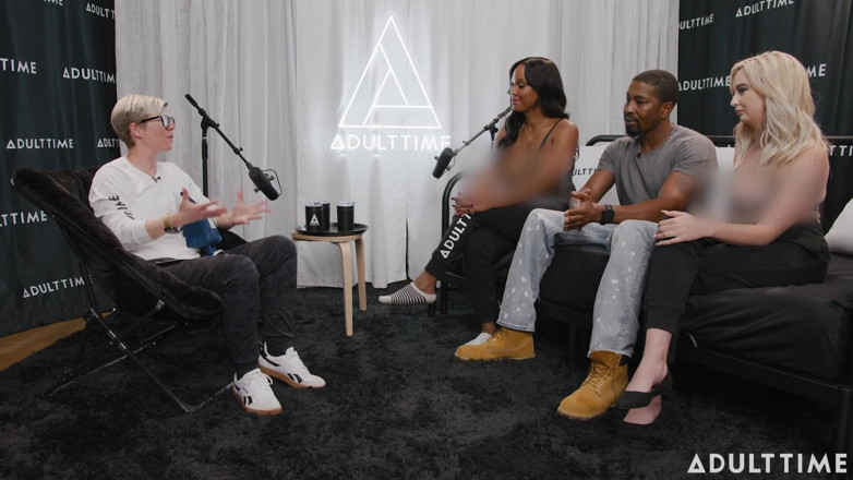 Adult Time Podcast: 3P后的色情明星播客！ |Lexi Lore、Isiah Maxwell和 August Skye |Adult Time播客