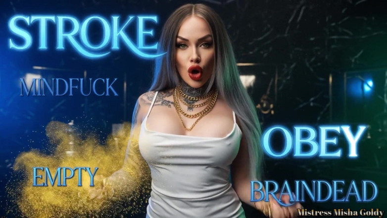 Goddess Misha Goldy: Mon plaisir impuissant sans cervelle, zombie