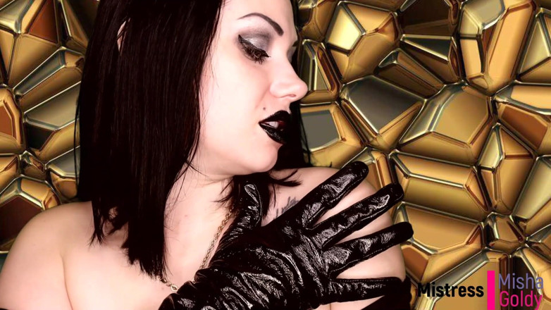 Goddess Misha Goldy: Du hade inte tillstånd att wank till andra modeller! Slukar &amp;executrix!