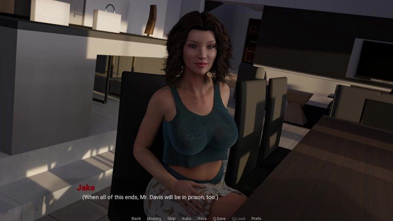 Studio-77: Away from home - seks animated porn game bareng tante seksi