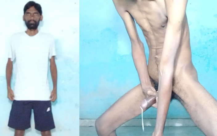 Rajesh Playboy 993: Rajesh Playboy 993 melancap zakar besar dan pancut dalam punggung pukulan...