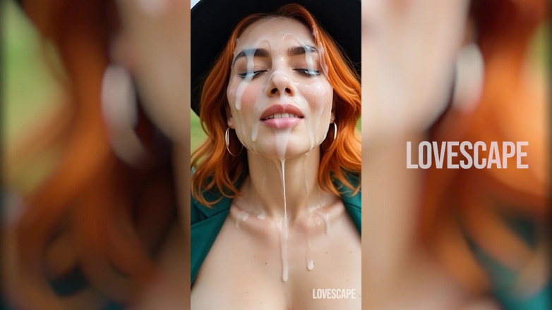 Lovescape: Shamrock hottie reitet goldtopf dann wird draußen geritten (ai Gen)