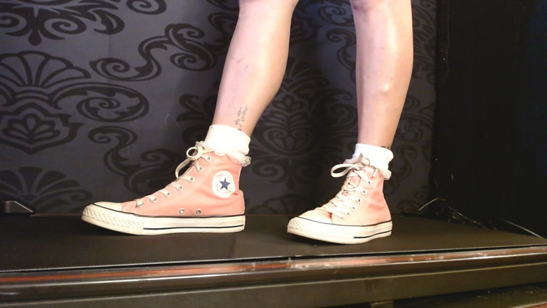 Abby Anna: ピンク All Stars Converse スニーカー