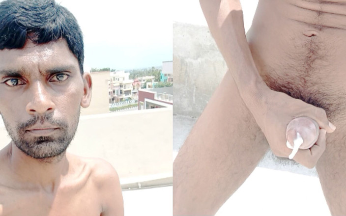 Rajesh Playboy 993: Rajesh Playboy 993 Dare Open Terrazza Pubblica All'aperto Esibizionismo All'aperto Masturbandosi...