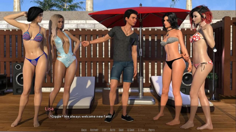 Dirty GamesXxX: Become a rock star: sexy girls on a pool party...