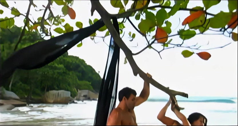 Hand Lotion Studios: When brunette girlfriend got wet and horny on the beach...
