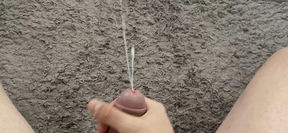 JerkingBow: Melancap dan pancutan mani besar