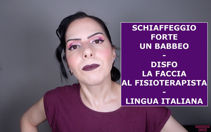 Goddess Circe: Schiaffeggio Forte Un Babbeo - Disfo La Faccia Al Fisioterapista - Lingua...