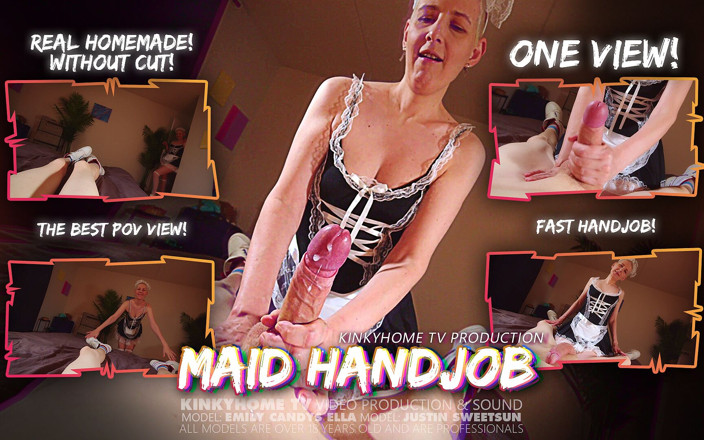 KinkyHome: Branlette sympa d'une éjaculation tellement sexy