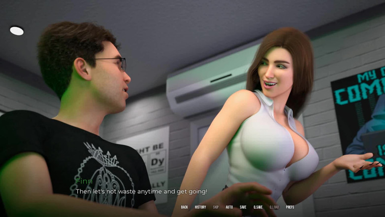 Dirty GamesXxX: In Security : éjaculation faciale drôle et inattendue pour la blonde par...